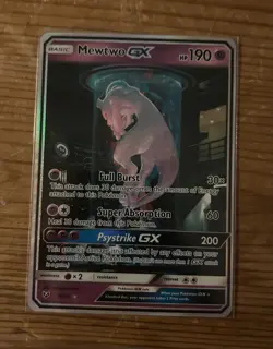 Pokemon TCG Mewtwo GX (Secret Shining) 78/73 Shining Legends NM Ungraded - Image 3