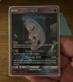 Pokemon TCG Mewtwo GX (Secret Shining) 78/73 Shining Legends NM Ungraded - Image 5
