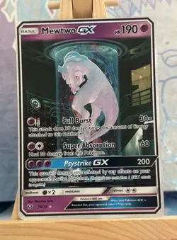 Pokemon TCG Mewtwo GX (Secret Shining) 78/73 Shining Legends NM Ungraded - Image 1