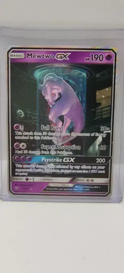 Mewtwo GX 78/73 Shining Legends Secret Rare Mewtube Not Mint Pokemon TCG Card - Image 1