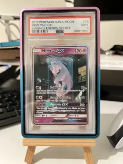 Pokemon TCG - PSA 9 Mewtwo GX 78/73 - Shining Legends Secret (cert: 88015857) - Image 1