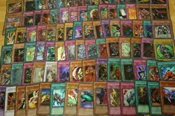 YuGiOH ~100~ Mixed Cards Lot With Rares & Holofoil Mint Cards + Bonus Gift - Image 1