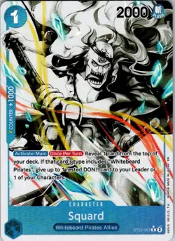One Piece | SD 22: Ace & Newgate | Squard (Parallel) | C | ST22-007 | NM - Image 1
