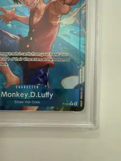 One Piece Monkey.D.Luffy Full Art HOLOFOIL PRB01 P-055 PSA 10 Low Pop 57 - Image 5