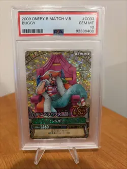 PSA 10 Buggy 2009 Onepy Berry Match V.5 One Piece Bandai - Image 1