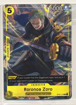 One Piece Roronoa Zoro OP07-113 Illustration Box Vol. 3 Promo Sealed - Image 1