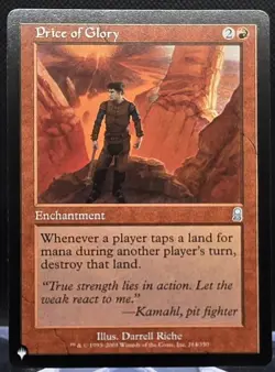 Price of Glory #214 The List - Odyssey Regular Uncommon - Image 1