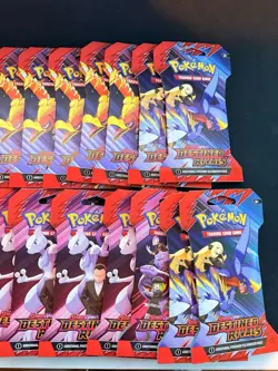 Pokemon Destined Rivals Sleeved Booster Pack LOT OF 20 Sealed New ALL ARTWORK - Image 3