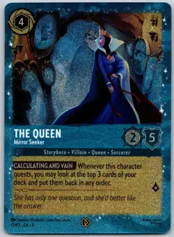 The Queen - Mirror Seeker Promo Disney Lorcana Promo Cards 12 NM - Image 1