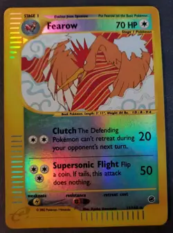 Fearow 11/165 Rare Pokemon Card TCG Reverse Holo Expedition Base Set 2002 MP - Image 1