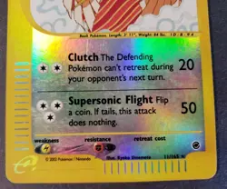 Fearow 11/165 Rare Pokemon Card TCG Reverse Holo Expedition Base Set 2002 MP - Image 2