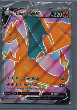 Charizard V - SWSH050 Sealed SWSH: Sword & Shield Promo Cards NM - Image 1
