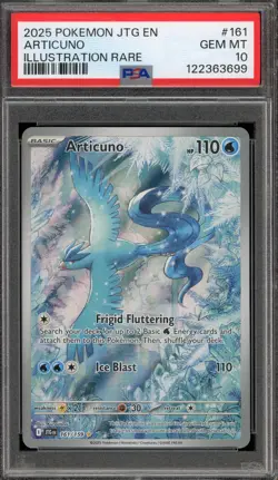 Pokemon Articuno Journey Together Illustration Rare #161 PSA 10 Gem Mint - Image 1