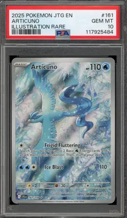 Pokemon Articuno Journey Together Illustration Rare #161 PSA 10 Gem Mint - Image 1