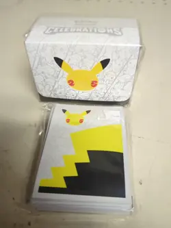 Pokemon Center Celebrations Elite Trainer Box 65 Deck Sleeves + Deck Box SEALED - Image 1