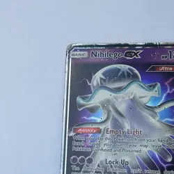 2017 Pokemon Sun & Moon - Crimson Invasion Ultra Rare Holo Nihilego GX 49/111 HP - Image 4