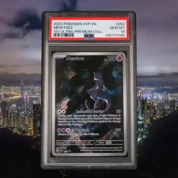 2023 POKEMON SVP EN-SV BLACK STAR PROMO 151 ULTRA-PREM COLL 052 MEWTWO PSA 10 - Image 1