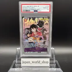 PSA 10 Luffy OP09-119 Manga Alt Art Emperors in the New World ONE PIECE Card - Image 1