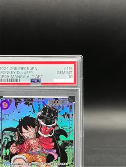 PSA 10 Luffy OP09-119 Manga Alt Art Emperors in the New World ONE PIECE Japanese - Image 3