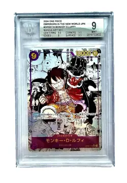 BGS9 Luffy OP09-119 Manga Alt Art Emperors in the New World ONE PIECE Japanese - Image 1