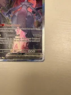 Team Rocket's Mewtwo ex 231/182 SIRDestined Rivals Pokemon Card TCG - Image 5
