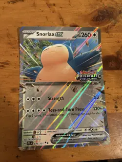 Snorlax ex Jumbo Card - Prismatic Evolutions 076/131 - NM - Pokemon Promo - Image 1