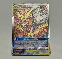 Moltres Zapados Articuno GX Tag Team Promo SM210 Crimp Error Pokemon Card - Image 2