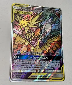 Moltres Zapados Articuno GX Tag Team Promo SM210 Crimp Error Pokemon Card - Image 3
