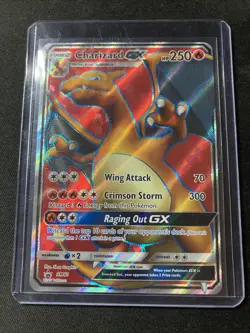 Pokemon TCG Charizard GX SM60 Black Star Promo 2017 Full Art Holo Rare Card - Image 1