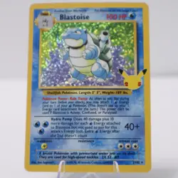 Pokemon TCG Holo Rare Blastoise Card 2/102 Celebrations Series NM/MT Pokemon - Image 1