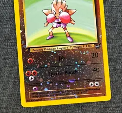 Hitmonchan WoTC Best of Game Promo Pokemon Card Reverse Holo Swirl Near Mint - Image 3