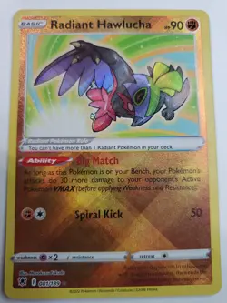 Radiant Hawlucha 081/189 - Astral Radiance - Holo Pokemon Card - Near Mint (NM) - Image 1