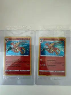 Pokemon TCG Special Delivery Charizard SWSH075 Promo Cards - Factory Sealed (2) - Image 1