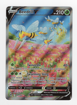 Pokemon Beedrill v Alt Art 161/189 Astral Radiance Card Mint Condition - Image 1