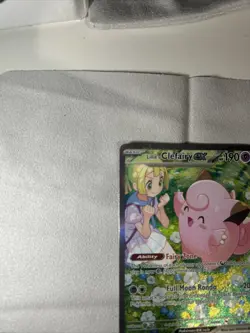 Pokemon TCG Journey Together Lillie's Clefairy EX Card 184/159 Sir - Image 4
