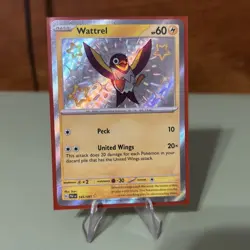 Wattrel 145/091 SV: Paldean Fates Holo Shiny Rare Near Mint English Pokemon Card - Image 1