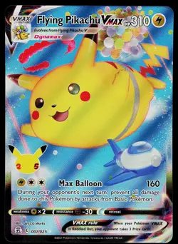 Pokemon Card - Flying Pikachu VMAX Celebrations 007/025 Ultra Rare - Image 1