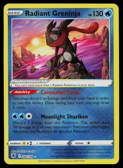 Pokemon Card - Radiant Greninja Astral Radiance 046/189 Radiant Rare - Image 1