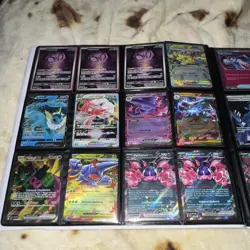 Pokemon TCG Binder Lot EX Holo Full Art Cards Mega Venusaur Zacian Kingdra - Image 2