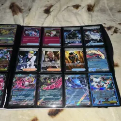 Pokemon TCG Binder Lot EX Holo Full Art Cards Mega Venusaur Zacian Kingdra - Image 3