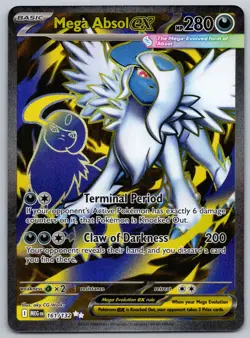 Pokemon TCG Mega Absol ex 161/131 Mega Evolution Full Art Ultra Rare - Image 1