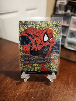 Arachnogenesis M0031 (Borderless) Marvel Eternal Spider-Man MTG NM - Image 1