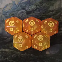 MTG Spider-Man : Soul Stone Oversized Spindown Life Counter Dice D20 Lot ▪ 5 - Image 1
