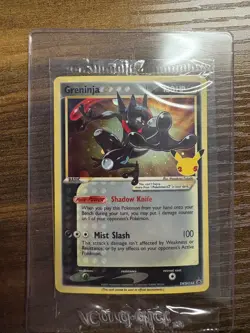 Greninja Gold Star Promo - SWSH144 Pokemon Holo Celebrations - SEALED *D - Image 1