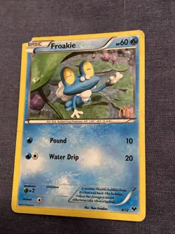 Pokemon McDonald's 2014 - 4/12 FROAKIE, Holo - Image 3
