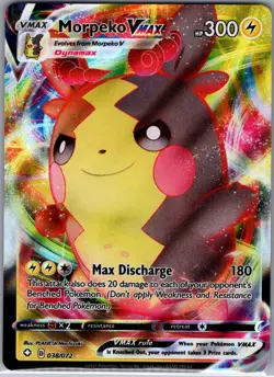 Morpeko VMAX 038/072 Shining Fates - Pokemon Card - NM - Image 1