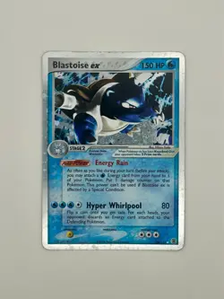 2004 pokemon FireRed & LeafGreen (RG) Blastoise EX #104 - Image 1