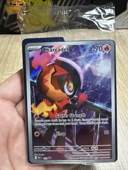 Pokemon Charcadet #22 Black Star Promo Sealed!! Phantasmal Flames - NM - Image 1