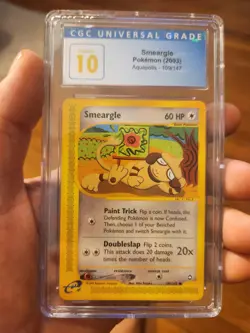 (POP 3) CGC 10 PRISTINE Pokemon Smeargle 109/147 Aquapolis 2003 Ereader - Image 2