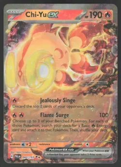 Chi-Yu ex - 040/193 Double Rare Pokemon TCG SV02: Paldea Evolved NM - Image 1